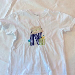 N Appliqué shirt - 4t